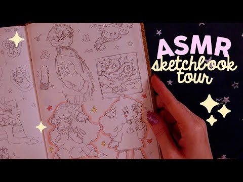 Sketchbook tour chuchoté ✨ Mon évolution en dessin | ASMR