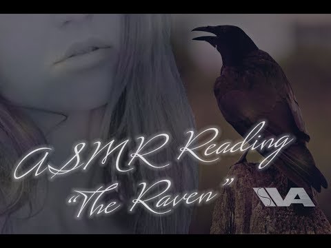 ASMR Reading Girlfriend Kisses ~ Scary Halloween Story The Raven By Poe (Soft Spoken) (Tingles) Pt 1