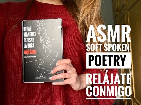 ASMR en español / SOFT SPOKEN: poesía/ RELÁJATE CONMIGO / DEAR ASMR