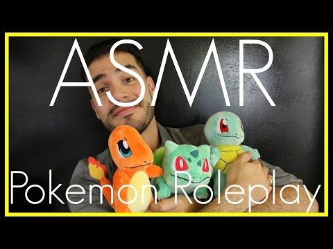 3D ASMR - Pokemon Roleplay (Male Whisper & Ambient Sound that Include Water, Fire, & Grass Sounds)