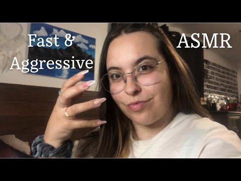 Fast & Aggressive Tapping, Scratching, Tracing and Trigger Words // Darcy's Custom Video