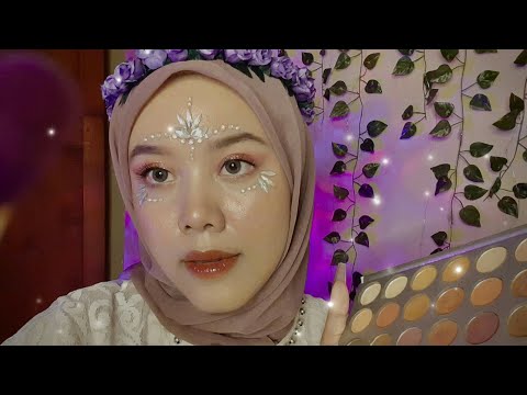 ASMR Doing Your Makeup but You Are A Fairy 🧚🏻💐✨| Roleplay, Personal Attention