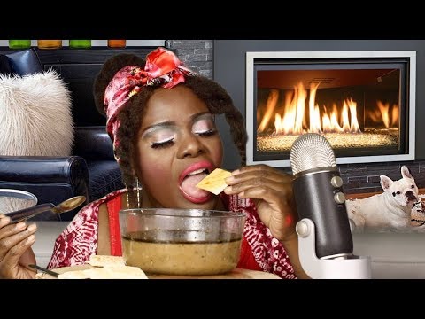 Soup and Crackers ASMR Eating Sounds