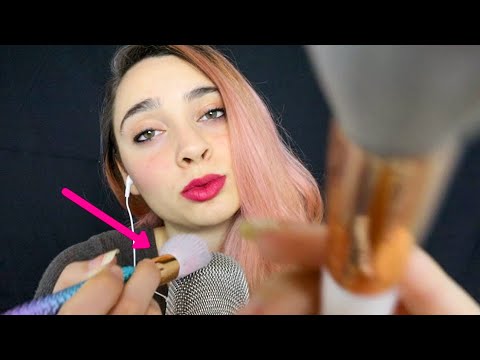 IL MIO VIDEO PERFETTO | ASMR Brushing Camera and Mic, Tongue Click, Tapping, Squishy