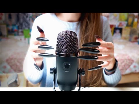 ASMR | MIC TAPPING and SCRATCHING with LONG NAILS (no talking)
