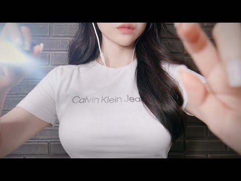 ASMR 정말 정말 졸리고 나른한 단어반복 속삭임💤 화면터칭, 브러슁, 메이크업, 시각적 트리거