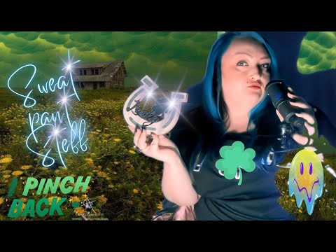 ASMR head scratching ear to ear whispers & blowing bubbles | Personal Comfort Relax Green Plus Size