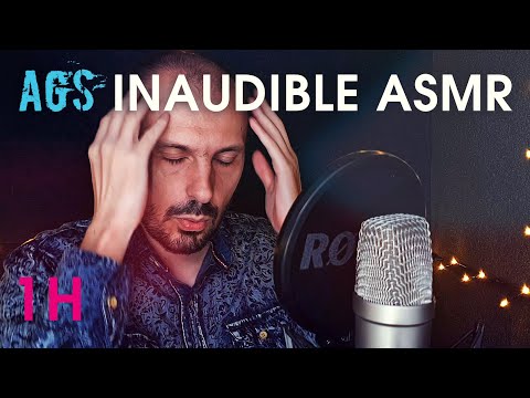 1H AGS Inaudible Whispers in front of the face ASMR