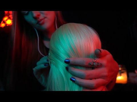 ASMR Relaxing Hair & Scalp Massage | Whisper & Snow Melting