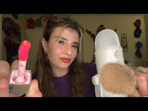 [ASMR] DOING YOUR MAKEUP💄 (fast+aggressive)