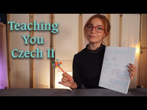ASMR Teaching You Basics of Czech Language II | Soft spoken, writing | PART II