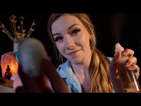 ASMR | Skin Assessment & Treatment (2 of 2) | Face Touching, Personal Attention, Skincare, Rainstorm