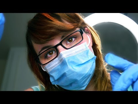 ASMR Dental Hygienist Teeth Cleaning (Dentist Roleplay)