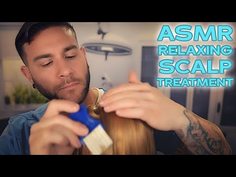 asmr | tingly scalp inspection and treatment | soothing nurse roleplay for sleep | lice check
