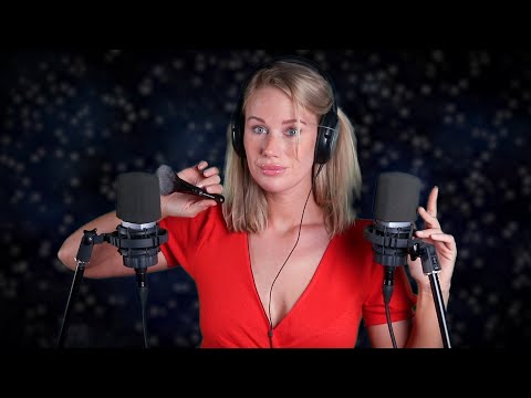 ASMR MIC BRUSH & DEEP EAR ATTENTION FOR YOUR RELAXATION (gentle whispers troughout)