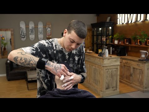 ASMR Barber Berlin: Rowdy's Traditional Shave & Face Massage | Manuel's Expert Touch