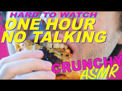ASMR 1 HOUR HARD TO WATCH CHALLENGE!!! PEPPERONI HOT POCKETS 120 FPS SLOW MOTION 먹방
