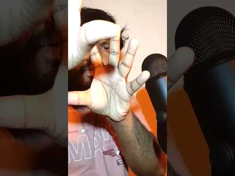 ASMR Fast Mouth Sounds And Hand Movement #shorts