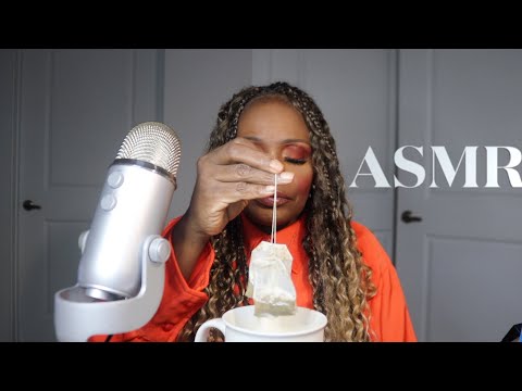 Hot Tea And Cream ASMR Sipping Sounds For Calm