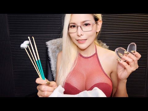 ASMR THAI🇹🇭 💆 Complete Ear Spa Therapy 👂 (SUBTITLES)