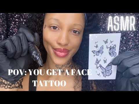 POV: You’re Getting A Face Tattoo | Tattoo Shop Roleplay ASMR (Soft Spoken) #asmr #asmroleplay