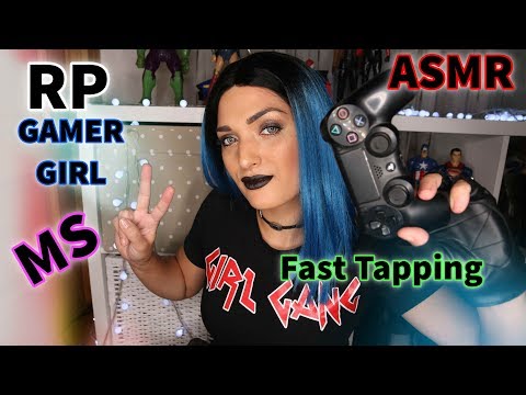ASMR | RP GAMER GIRL |  🎮  FAST TAPPING  | ¿JUGAMOS?