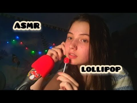 ASMR| licking lollipop| mouth sounds 💋| АСМР| ликинг/итинг чупа-чупса|