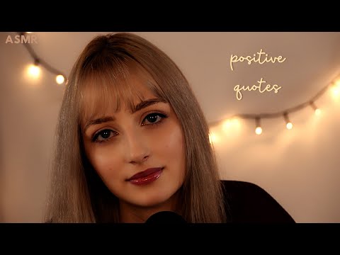 ASMR│Positive Quotes To Brighten Your Day│Close-up Whispering