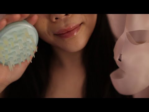ASMR | Relaxing Hair Wash and Face Massage
