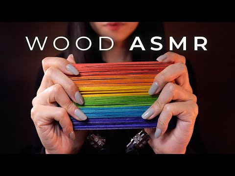 ASMR Simply Relaxing Wood Triggers for Sleep | New Mic Test: Tascam Portacapture X8 (No Talking)