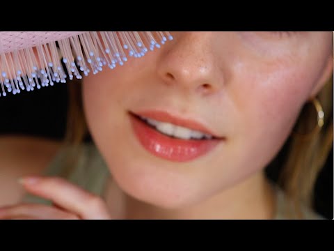 ASMR Friend Comforts You During a Storm ⛈ Scalp Massage, Hair Brushing & Humming Ear-to-Ear
