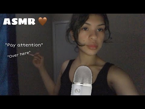 ASMR| Trying To Get Your Attention + Tongue Clicking + Snapping