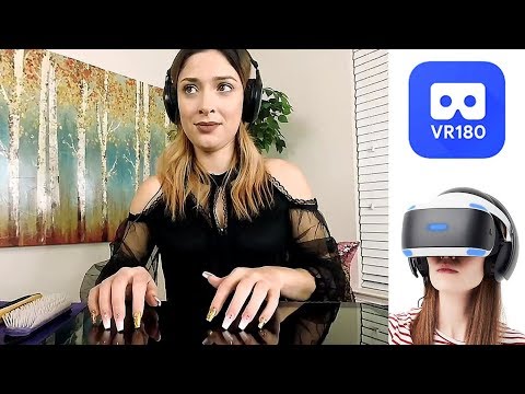 VR ASMR Tapping No Talking w/ Natalia - 3D VR180