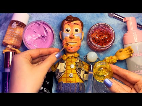 ASMR Skincare on Woody (Whispered)