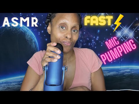 ASMR Fast and Aggressive, Mouth Sounds, Mic Pumping ⚡🎤