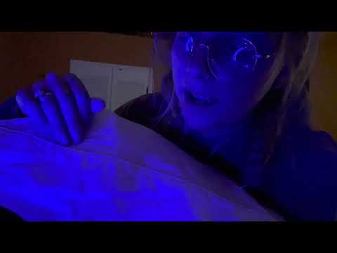 ASMR pillow case // hands on fabric // whispers