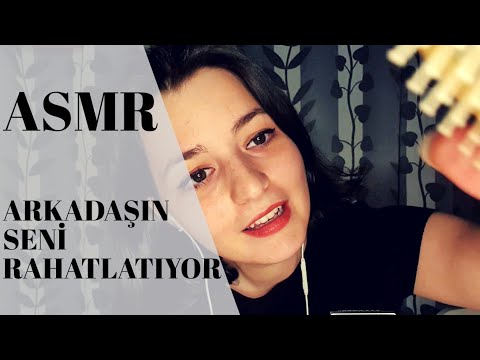 Sınav Motivasyonu 💜 Arkadaşın Saçlarını Tarıyor 🥰 | ASMR Türkçe Roleplay