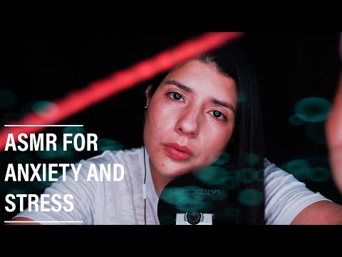 ASMR - PERSONAL ATTENTION FOR ANXIETY AND STRESS (Combing, Plucking, and Hand Movements)