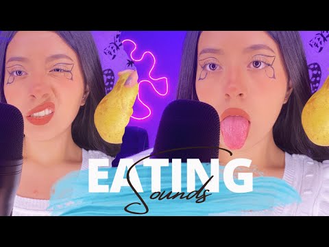 Comiendo pera 🍐 | Eating sounds | Andrea ASMR 🦋