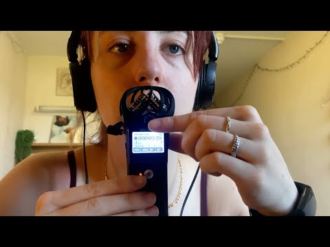 TASCAM asmr | mouth sounds, hand movements & more!