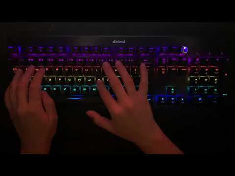 ASMR Keyboard Sounds | Corsair Gaming Mechanical Keyboard - Red Switches