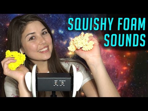 3DIO ASMR - Squishy Play Foam Sounds (No Talking)