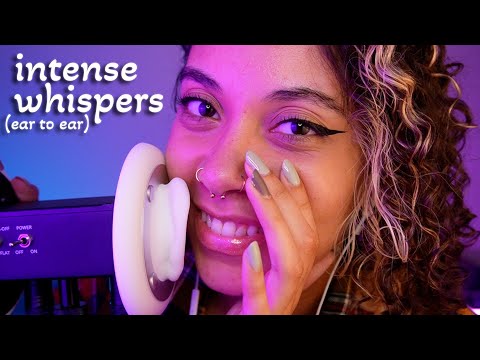 *EAR TO EAR* Clicky, Intense Whispers (close & cozy) ASMR