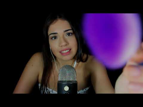 ASMR PERFEITO PRA TE ARREPIAR - tuc tuc , tic tic pincéis em você