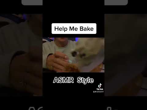 Help Me Bake .. IN ASMR !!! #asmr