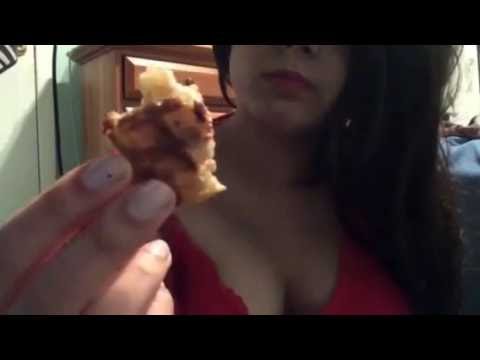 Asmr eating : blueberry waffles With Miss Jessica Tingles