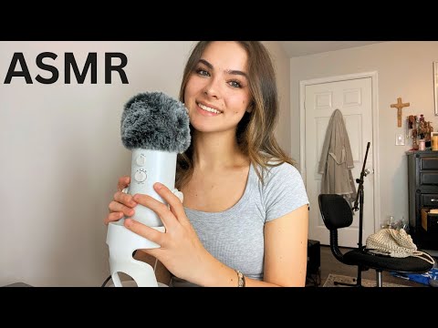 ASMR close fluffy whispers and brain massage (10000% tingles)