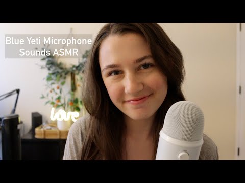 ASMR - Testing Out my New Blue Yeti Microphone | Mic brushing, crinkles, tapping, up close whispers
