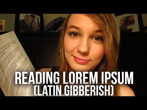 [BINAURAL ASMR] Reading Lorem Ipsum! (Latin gibberish, ear to ear whispering)