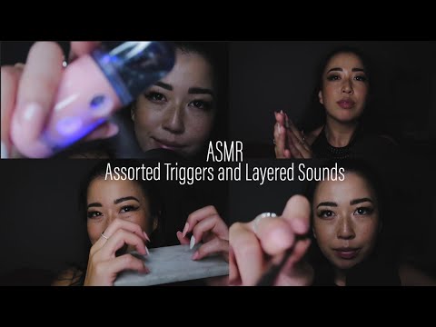 ASMR|| Assorted Triggers and Layered Sounds (Mouth Sounds, Tapping, Scratching & more)